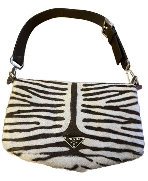 prada zebra print bag|prada shoulder bag.